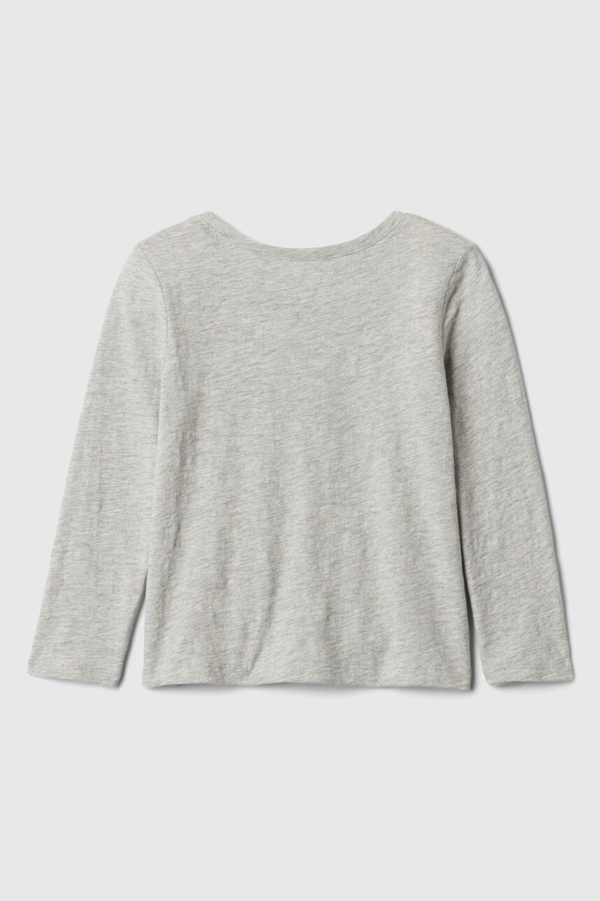 Remera Logo Gap Manga Larga Toddler Niña B08
