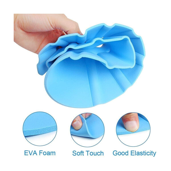 Gorro Gorra Capita Visera Protectora Bañito Baño Bebé Niños Variante Color Celeste