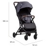 Coche De Paseo Micro Bebesit Compacto De Viaje Gris