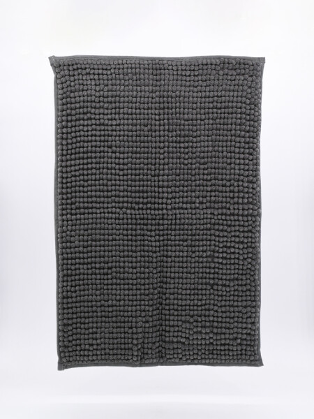 ALFOMBRA DE BAÑO CHENILLE GRIS