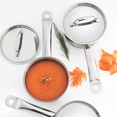 Cacerola con mango con tapa Ø14 -1,1L PROFESSIONAL TF1710