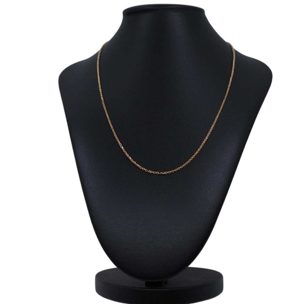 Cadena en oro 18k rosa forcet fina. Largo 40cm Cadena en oro 18k rosa forcet fina. Largo 40cm