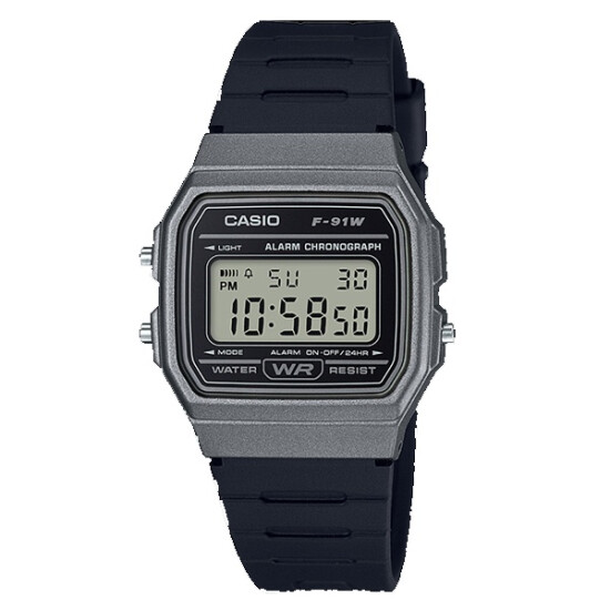 Reloj CASIO F91WM-1BDF en Resina Negro Esfera 35mm 0