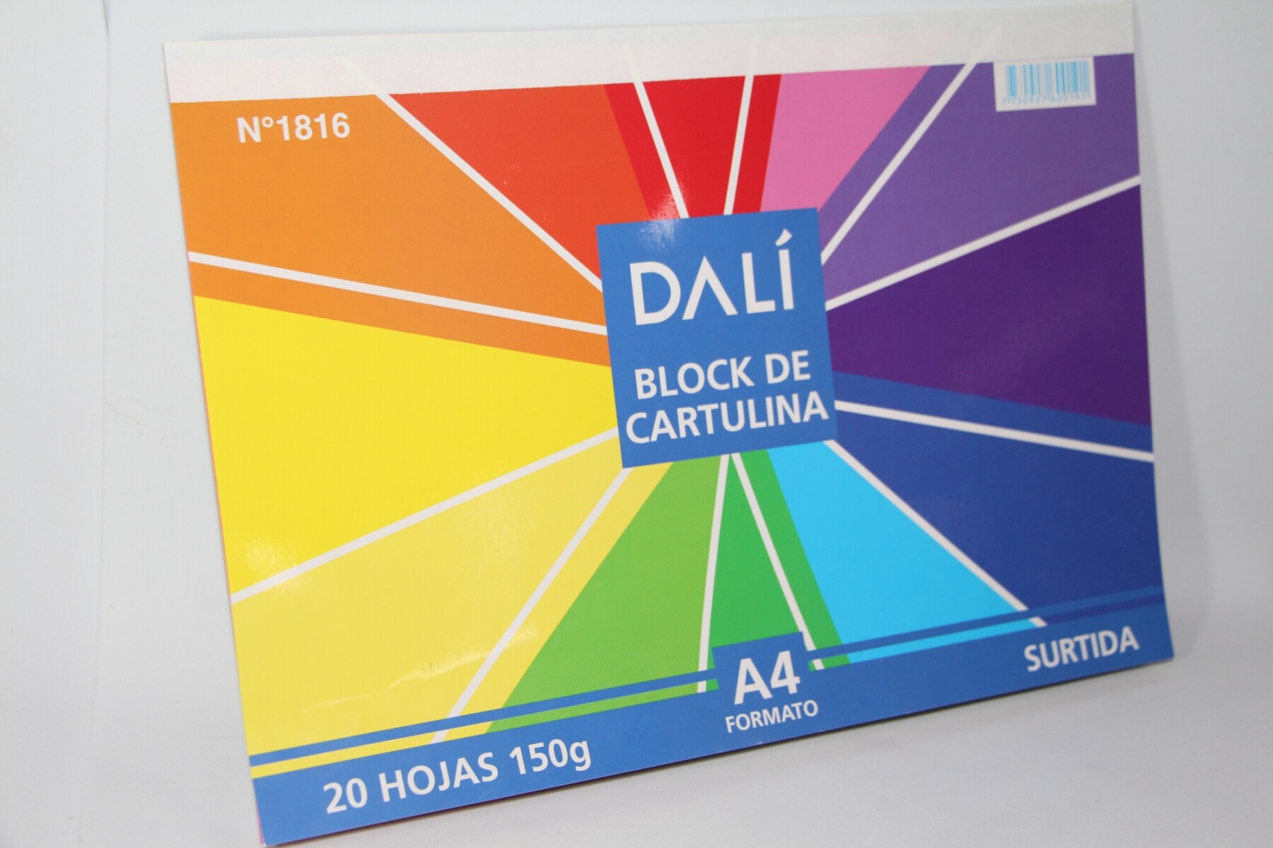 BLOCK DALI A4 CARTULINA COLOR 