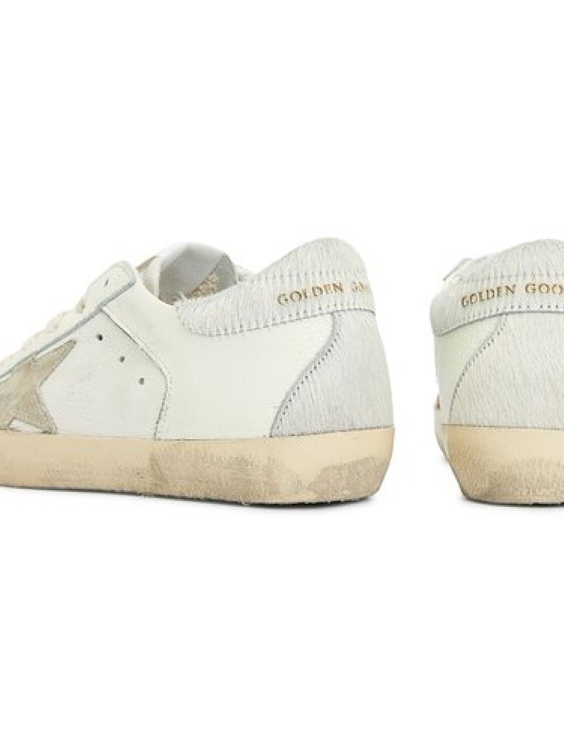 Golden Goose-Championes de cuero, Super Star Classic Blanco