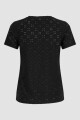 Camiseta Cathinka Texturizada Black