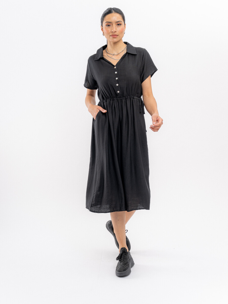 Vestido midi - negro 