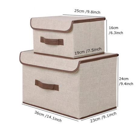 Organizador Caja Box Plegable Apilable X 2 Unidades Organizador Caja Box Plegable Apilable X 2 Unidades