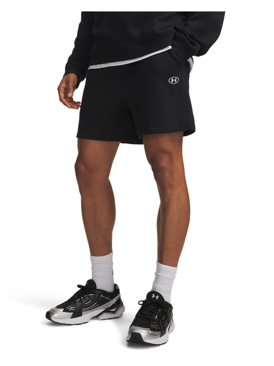 Short UA Rival Flc Hombre 6013445-008 - Negro 