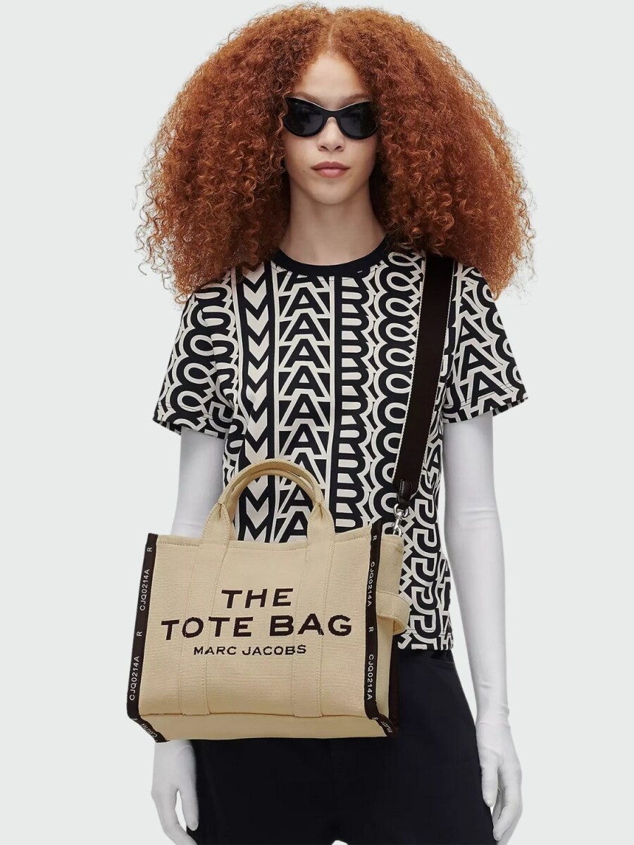 Marc Jacobs - The Tote Bag, mediano tejido - Beige 