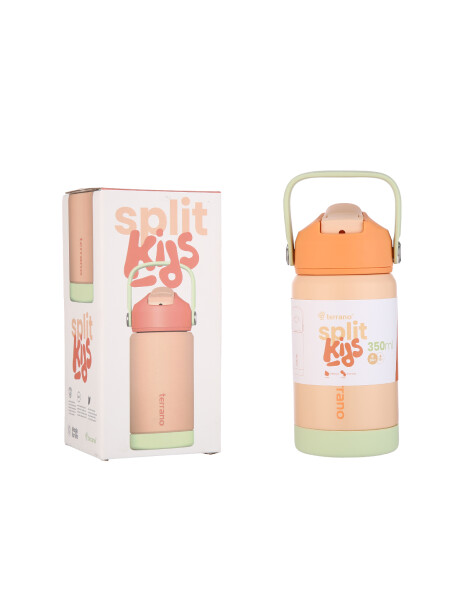 BOTELLA SPLIT KIDS 350ML. Coral