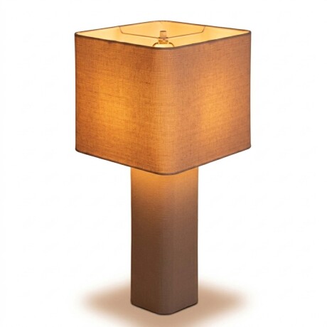 LÁMPARA DE MESA ML2510 NATURAL/BEIGE LINO ML251004