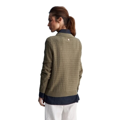 SWEATER BIANCA S-XXL VERDE GRIS