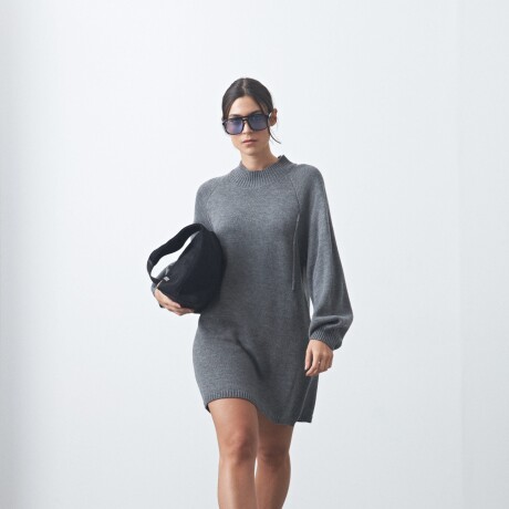 VESTIDO TRIXIE Gris Osc Melange
