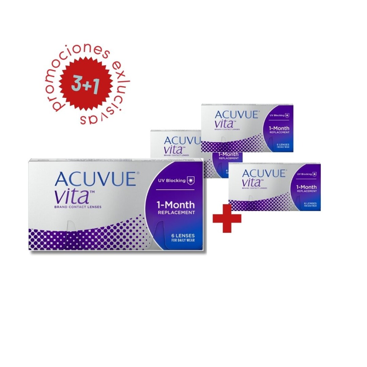 Acuvue Vita esferico - PROMO 4 cajas 