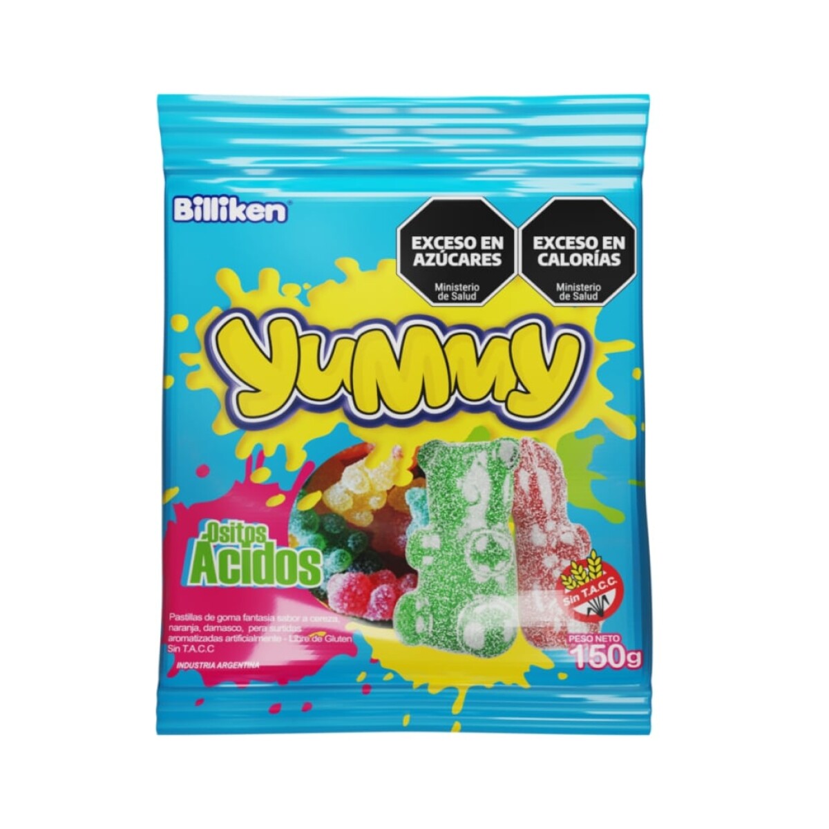 Goma Yummy 500 grs - Ositos Acidos 