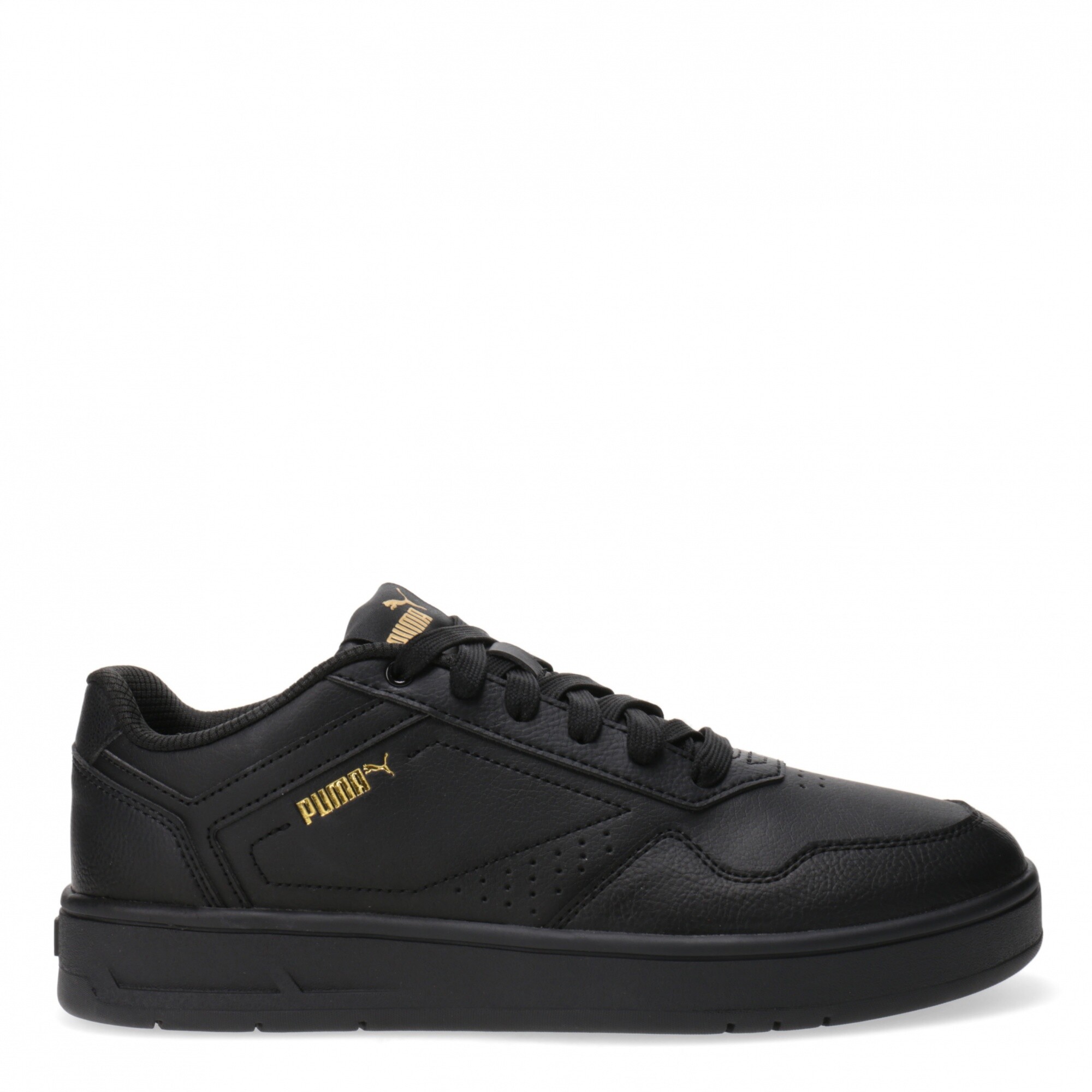 Championes de Hombre Puma Court Classic Puma Negro Dorado — Peppos