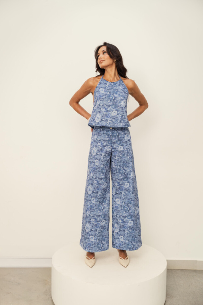 BLUSA GRETTA DENIM BLOOM BLUSA GRETTA DENIM BLOOM