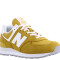 Championes de Mujer New Balance 574 Amarillo - Blanco
