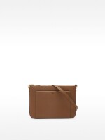 Bolso Bandolera Con Bolsillo Exterior camel