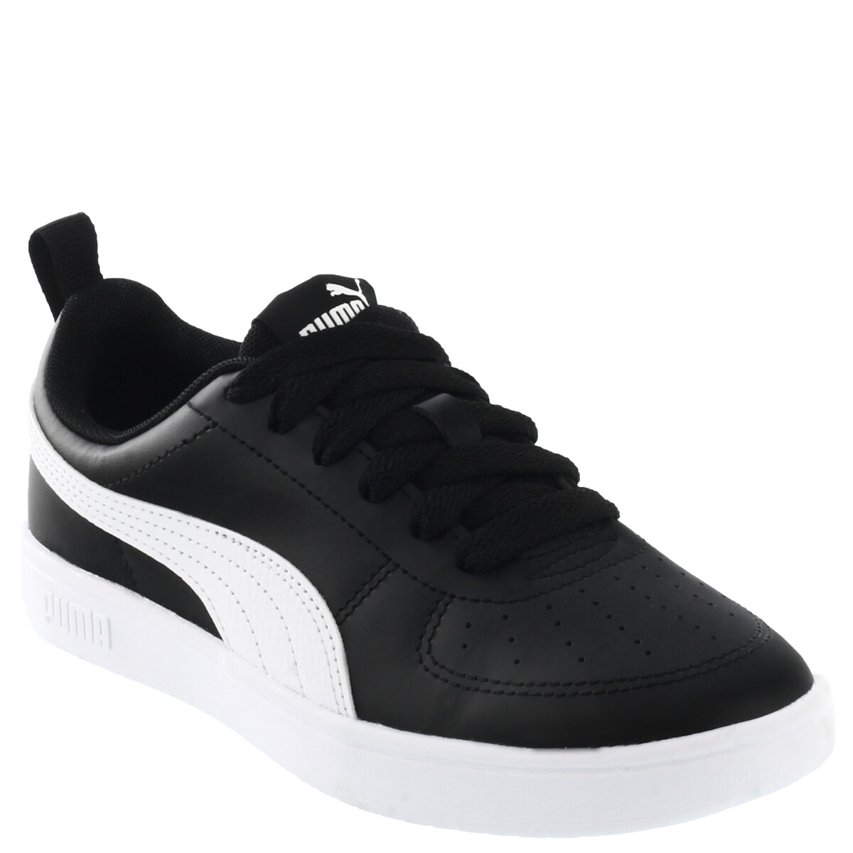 Championes de Niños Puma Rickie - Negro - Blanco 