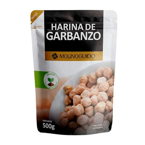 Harina de Garbanzos Molino Guido 500 gr. Harina Garbanzos M. Guido 500g