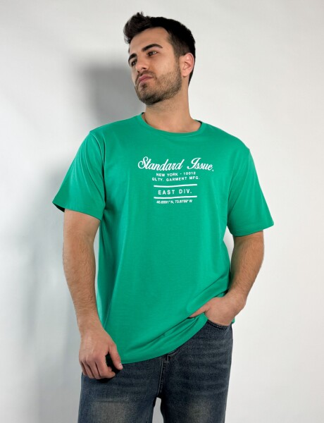 Remera estampada Buley Verde
