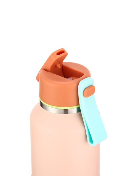 BOTELLA TERMICA SPLIT POCKET 480ML. Durazno