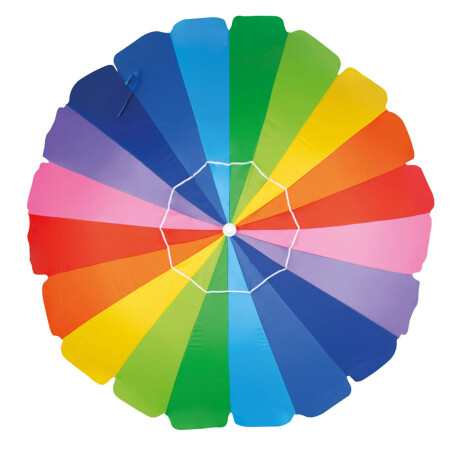 Sombrilla Playa RAINBOW Grande 2,20m FPS100 Con Bolsa Alumin Arcoiris