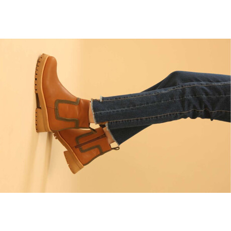 Bota Roca Chocolate Y Verde