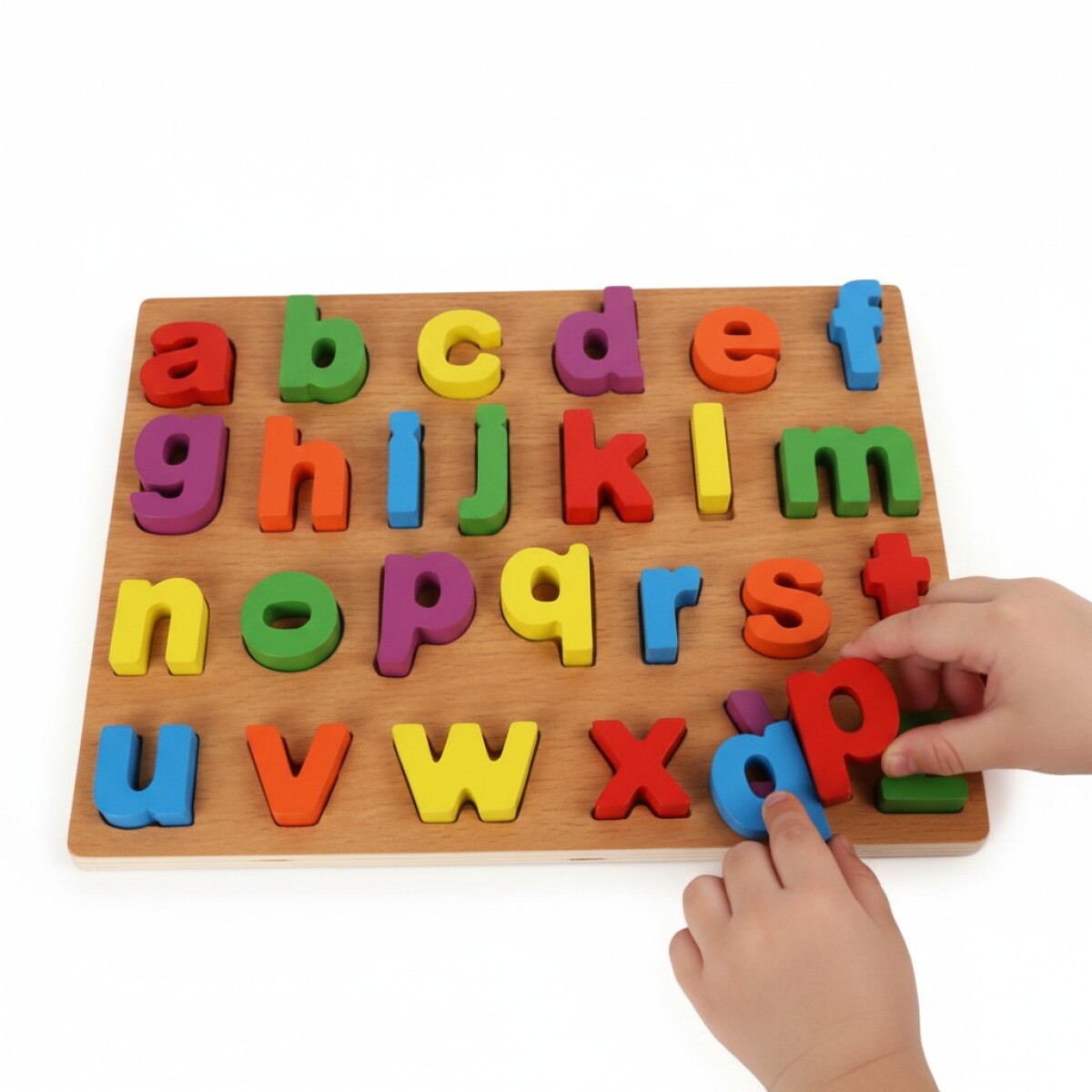 Puzzle letras madera P&F 