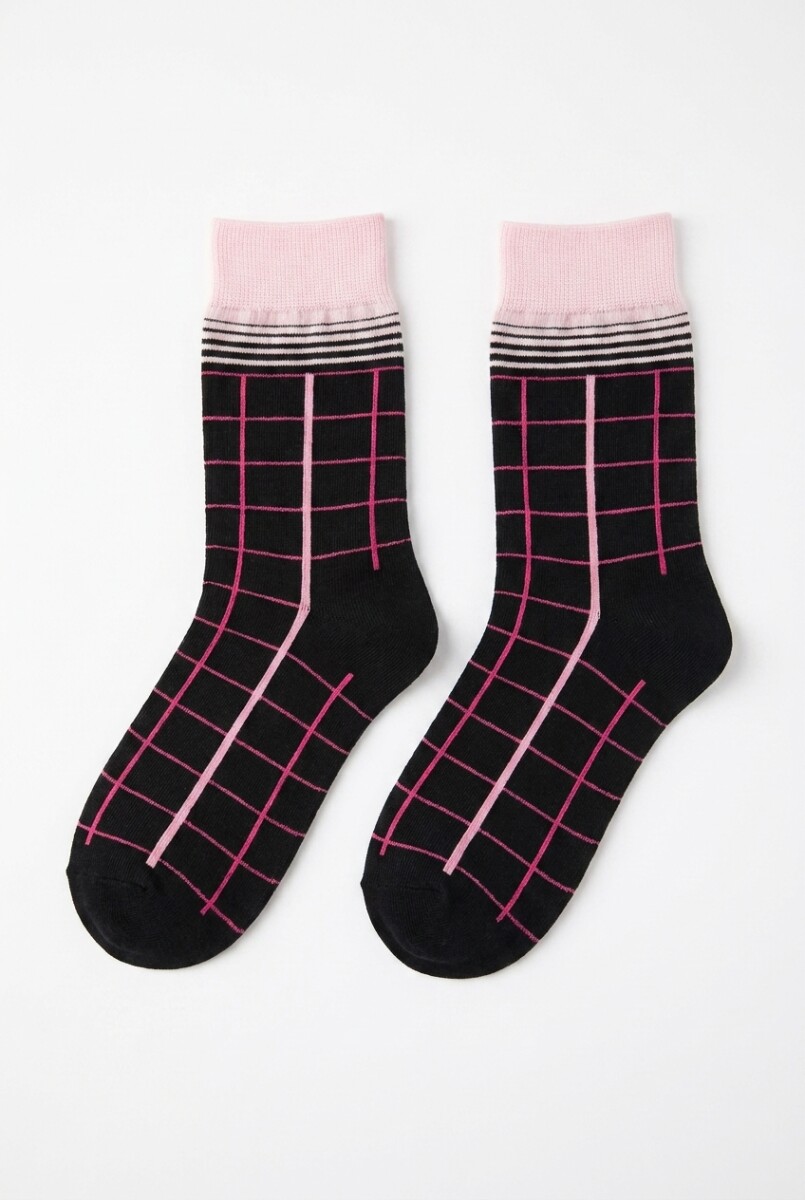 Medias geometric - multicolor 