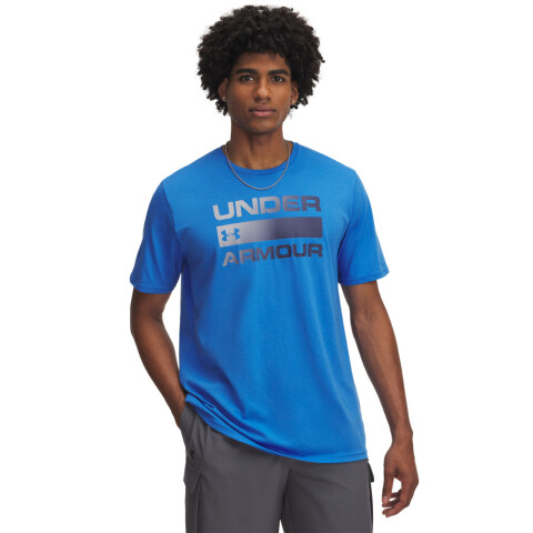 UA TEAM ISSUE WORDMARK SS-BLU BLU-402