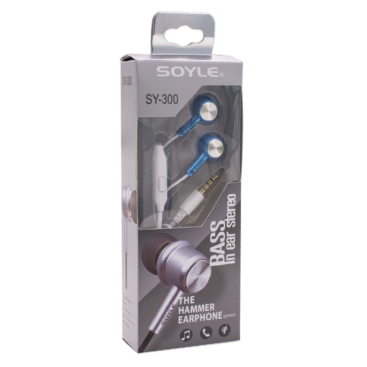 Auricular Manos Libres Soyle Sy-300 Azul 