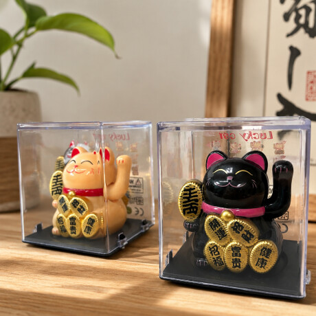 Gatito de la Suerte Negro