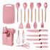 Set de 19 Utensilios para Cocina Silicona Antiadherente IMBACK Rosa Set de 19 Utensilios para Cocina Silicona Antiadherente IMBACK Rosa