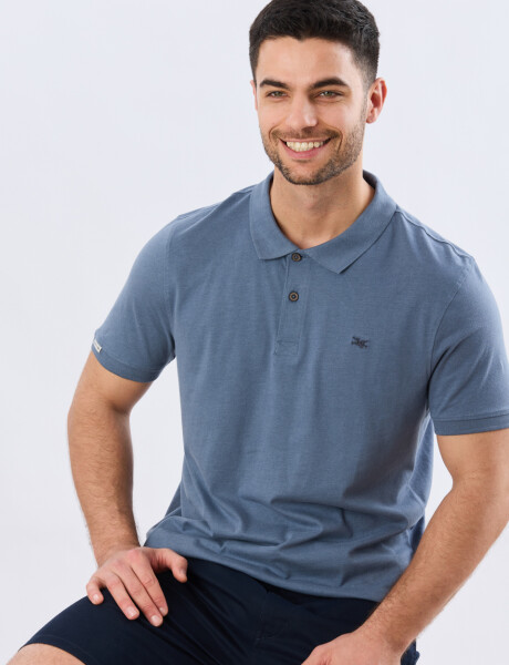 REMERA POLO LISA JERSEY Piedra