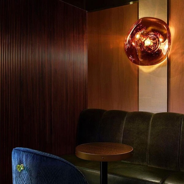 LUMINARIA DE PARED COLOR STONE Dorado - UNICO