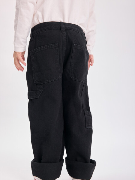 Pantalón jean carpintero Gris Oscuro