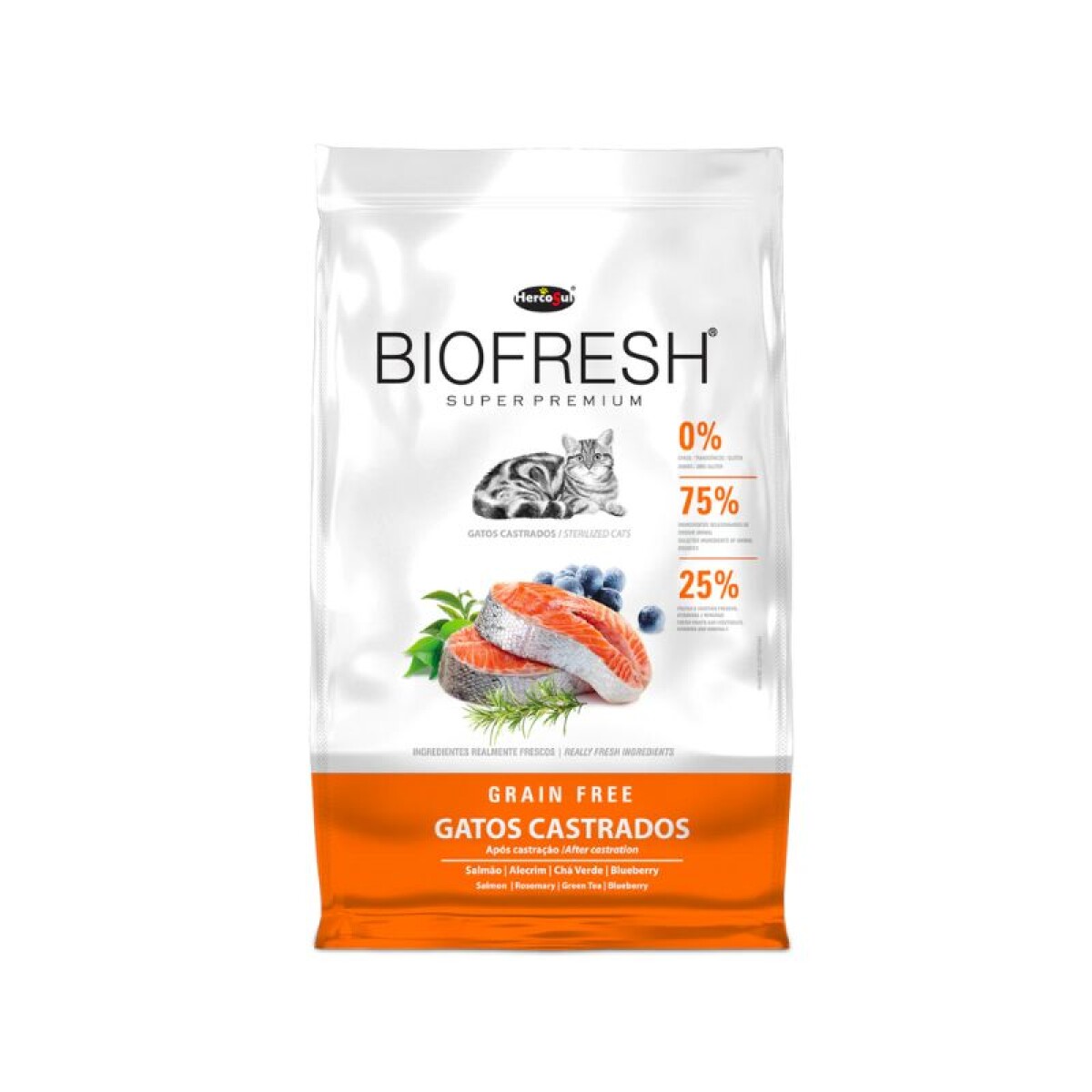 BIOFRESH GATO CASTRADO 1.5 KG SALMON - Biofresh Gato Castrado 1.5 Kg Salmon 
