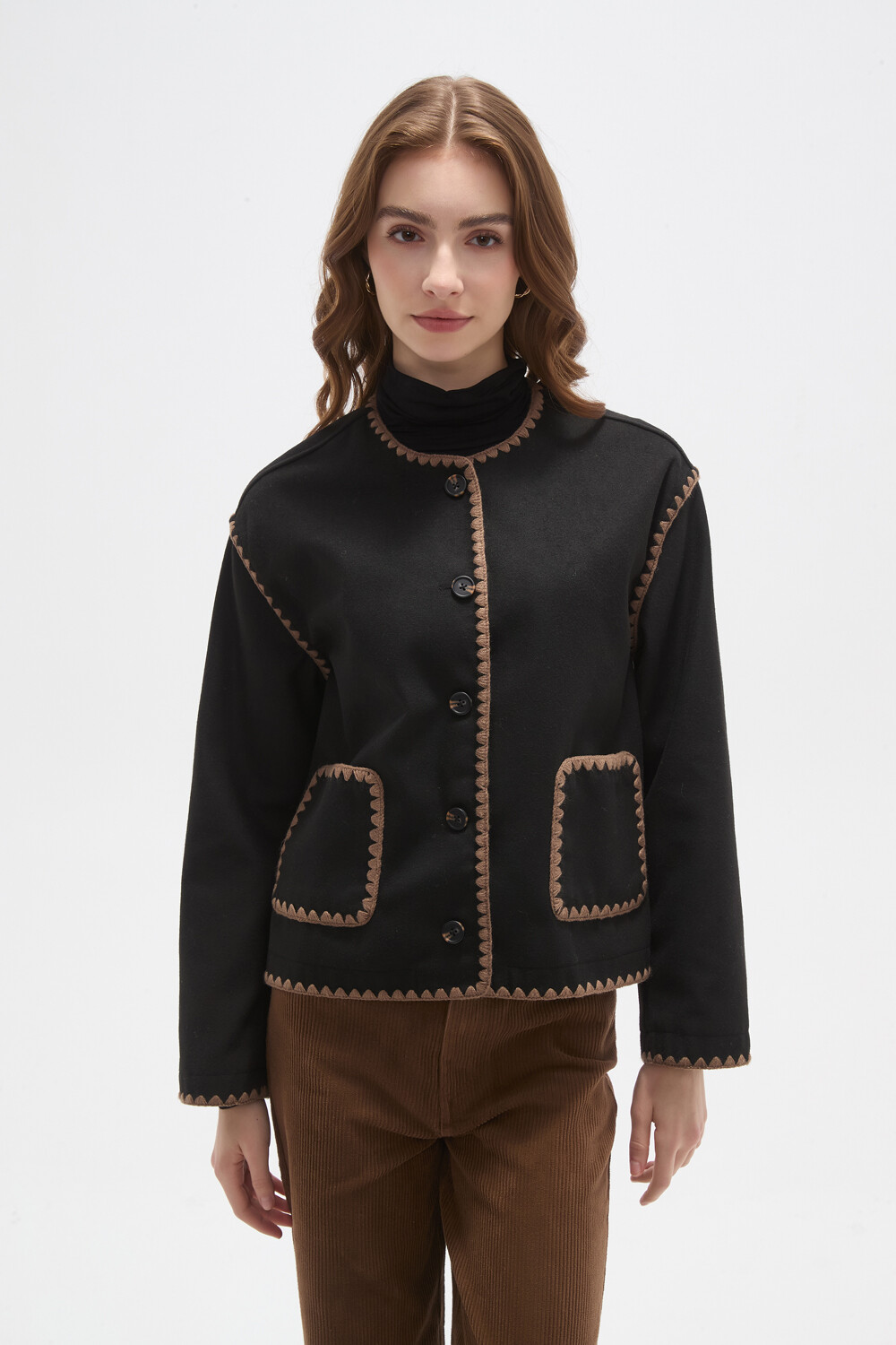 Chaqueta Olvea Estampado 1