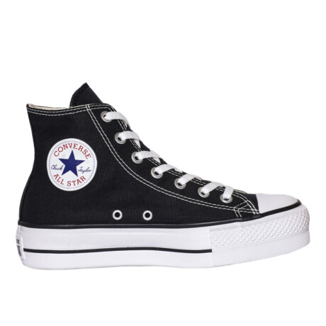 Championes Converse All Star Plataforma Negro