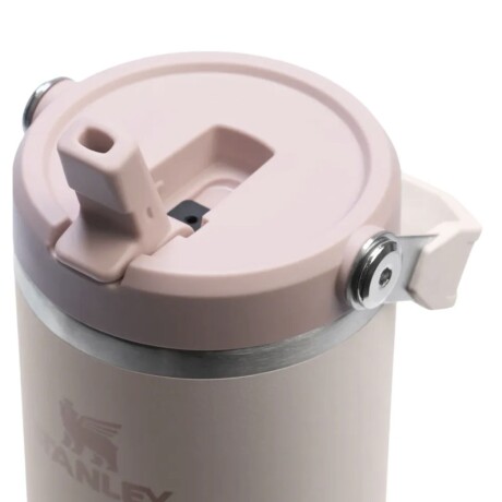 Botella Térmica Stanley Flip Straw 887ml Rose Quartz