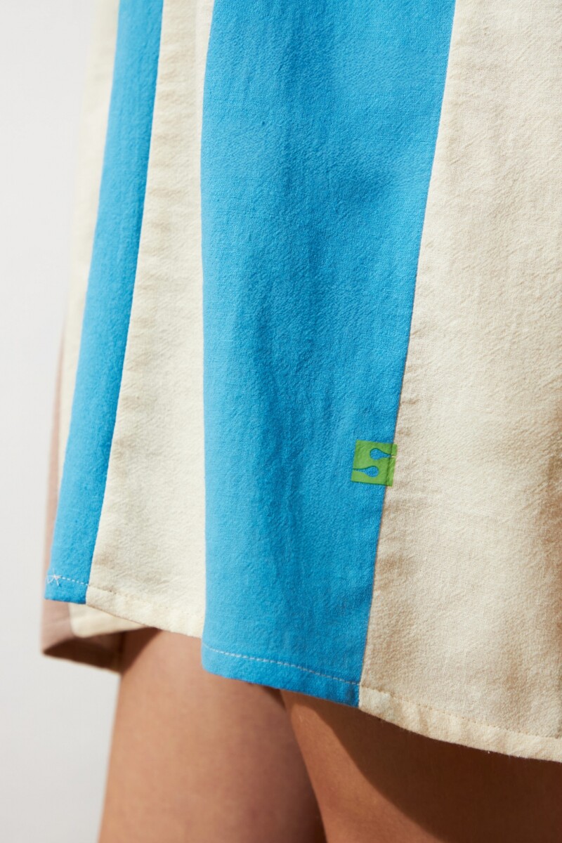 PREVENTA Túnica patches damero multicolor