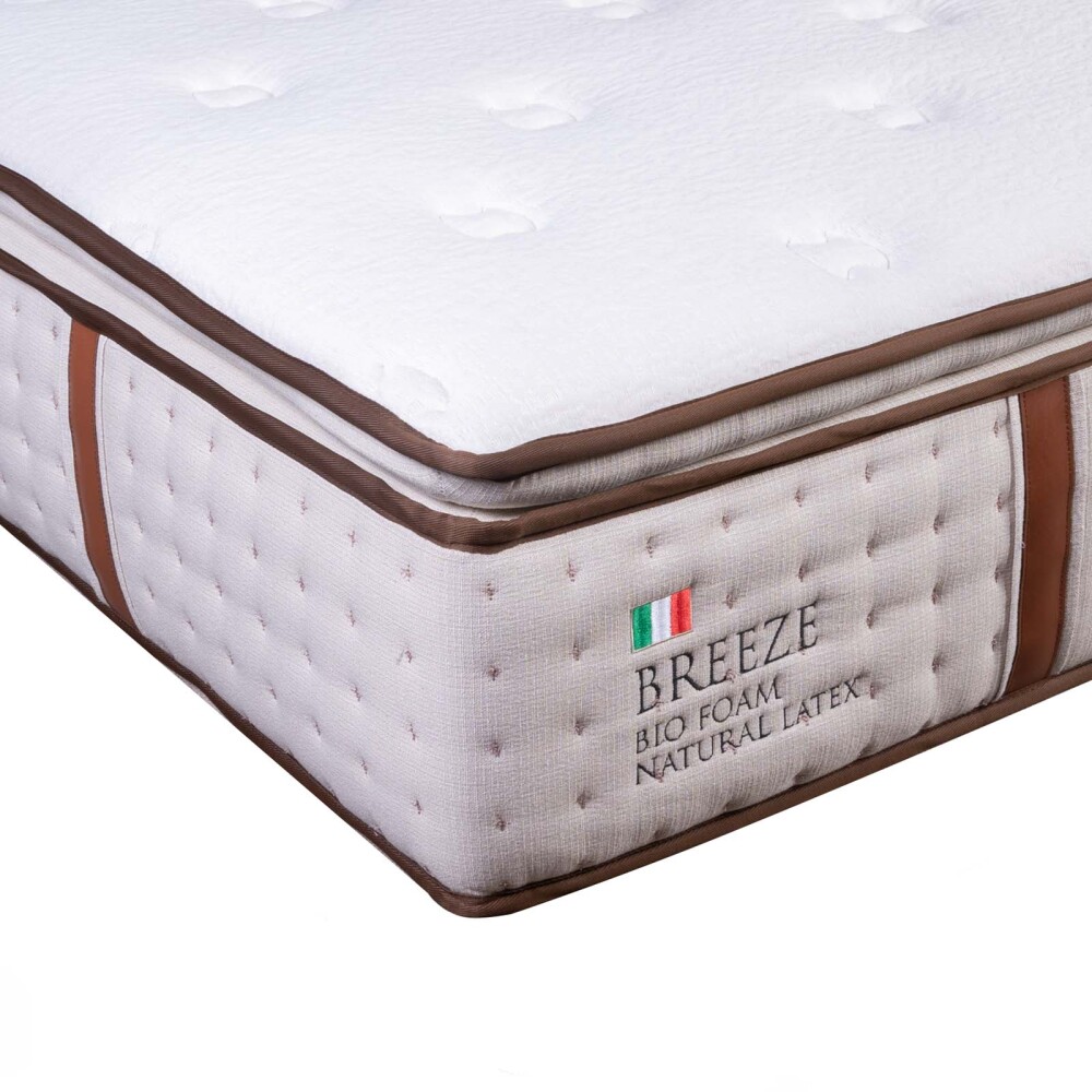 COLCHÓN SUPER KING RESORTESPOCKET BLANCO BREEZE