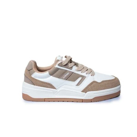 Zapato Dama LeGroupe CAMEL/OFF WHITE