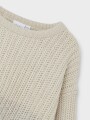 Sweater Neten White Alyssum