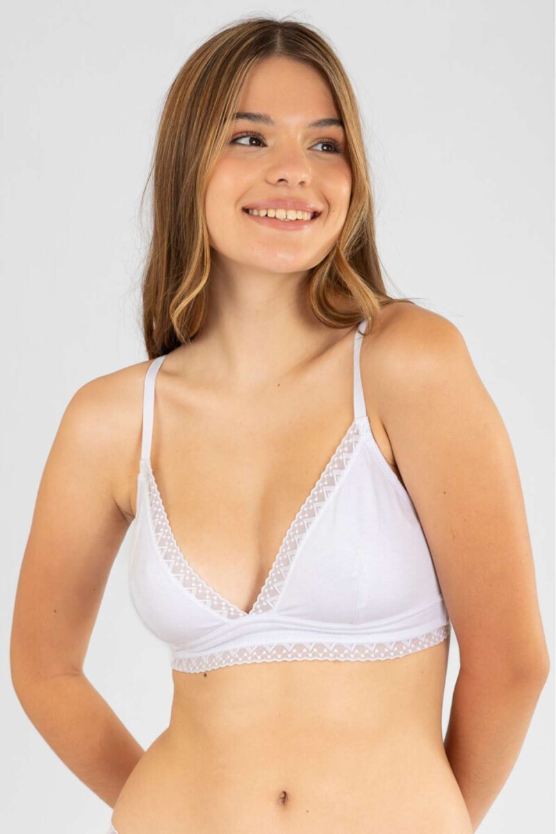 Bralet risco - Blanco 