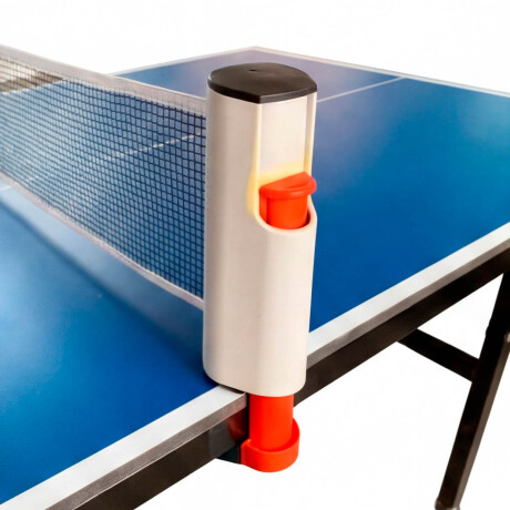 Mini Mesa De Ping Pong Reforzada + Red + Regalos Azul