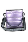 Cartera puffer Lila
